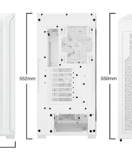 Alternative view of be quiet! кутия Case EATX - Shadow Base 800 FX White