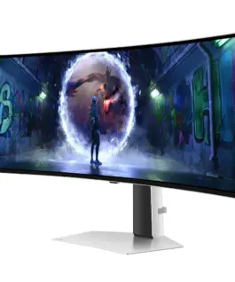 Alternative view of Монитор Samsung Odyssey OLED G9 G93SD - 49" OLED DUAL QHD CURVED 1800R, 240 Hz, 0.03ms