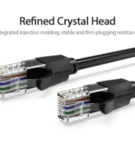 Vention Кабел LAN UTP Cat.6 Patch Cable – 1M Black – IBEBF