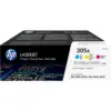 КОМПЛЕКТ 3 КАСЕТИ ЗА HP Color Laserjet PRO 300/400 Color Printer/MFP series - TRIPLE PACK - C/M/Y - CE411A/CE412A/CE413A