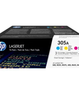 КОМПЛЕКТ 3 КАСЕТИ ЗА HP Color Laserjet PRO 300/400 Color Printer/MFP series - TRIPLE PACK - C/M/Y - CE411A/CE412A/CE413A