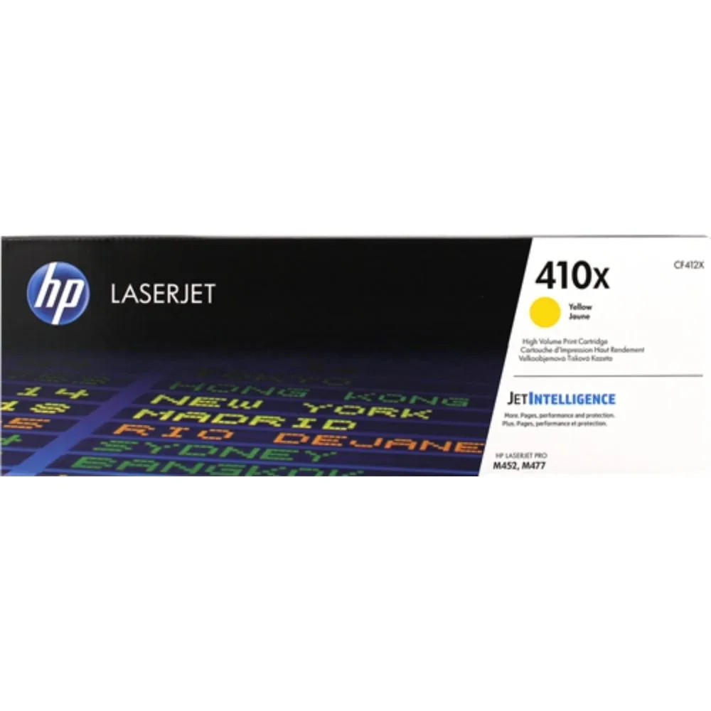КАСЕТА ЗА HP Color LaserJet Pro M452 series/MFP M477 series - HIGH CAPACITY - /410X/ - Yellow - PN