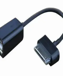 VCom Кабел OTG Samsung M / USB AF Black - CU277-0.15m