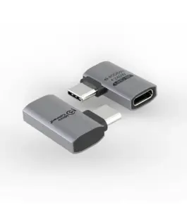 Alternative view of АДАПТЕР MICROCONNECT USB-C мъжко-женски ъглов адаптер, 240W, 40Gbps, USB4 Gen 3x2, 240W, 40Gbps, USB4 Gen 3x2 - PN USB4-CCFA-240W