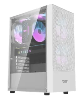 Darkflash кутия Case ATX - A290 White - 3 x 120 mm RGB fans included