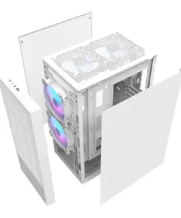 Darkflash кутия Case ATX – A290 White – 3 x 120 mm RGB fans