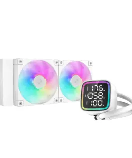 DeepCool водно охлаждане Water Cooling LD240 WH - LED Display A-RGB