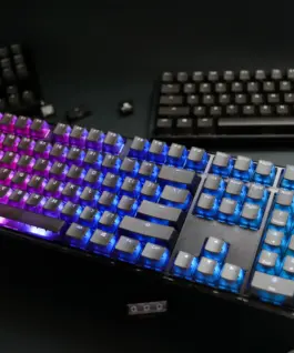 Ducky професионална геймърска механична клавиатура Professional Gaming Mechanical Keyboard One 3 Aura Black – Cherry MX RGB Brown Switches