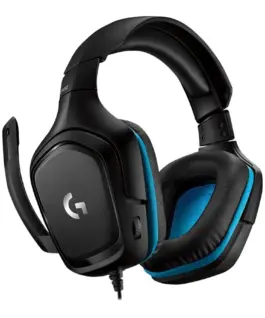 ГЕЙМЪРСКИ СЛУШАЛКИ LOGITECH ZG432 – Black-Cyan – PN