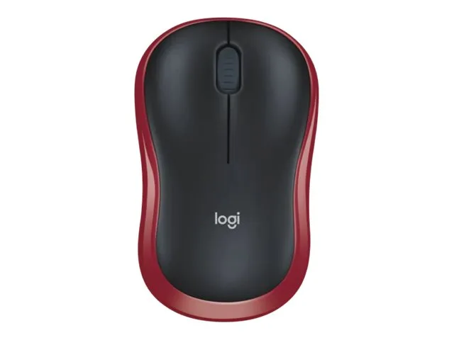 МИШКА LOGITECH M185 - Wireless / Безжична - Red - PN 910-002237