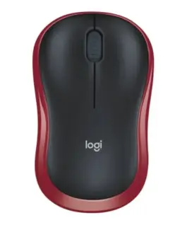 МИШКА LOGITECH M185 - Wireless / Безжична - Red - PN 910-002237