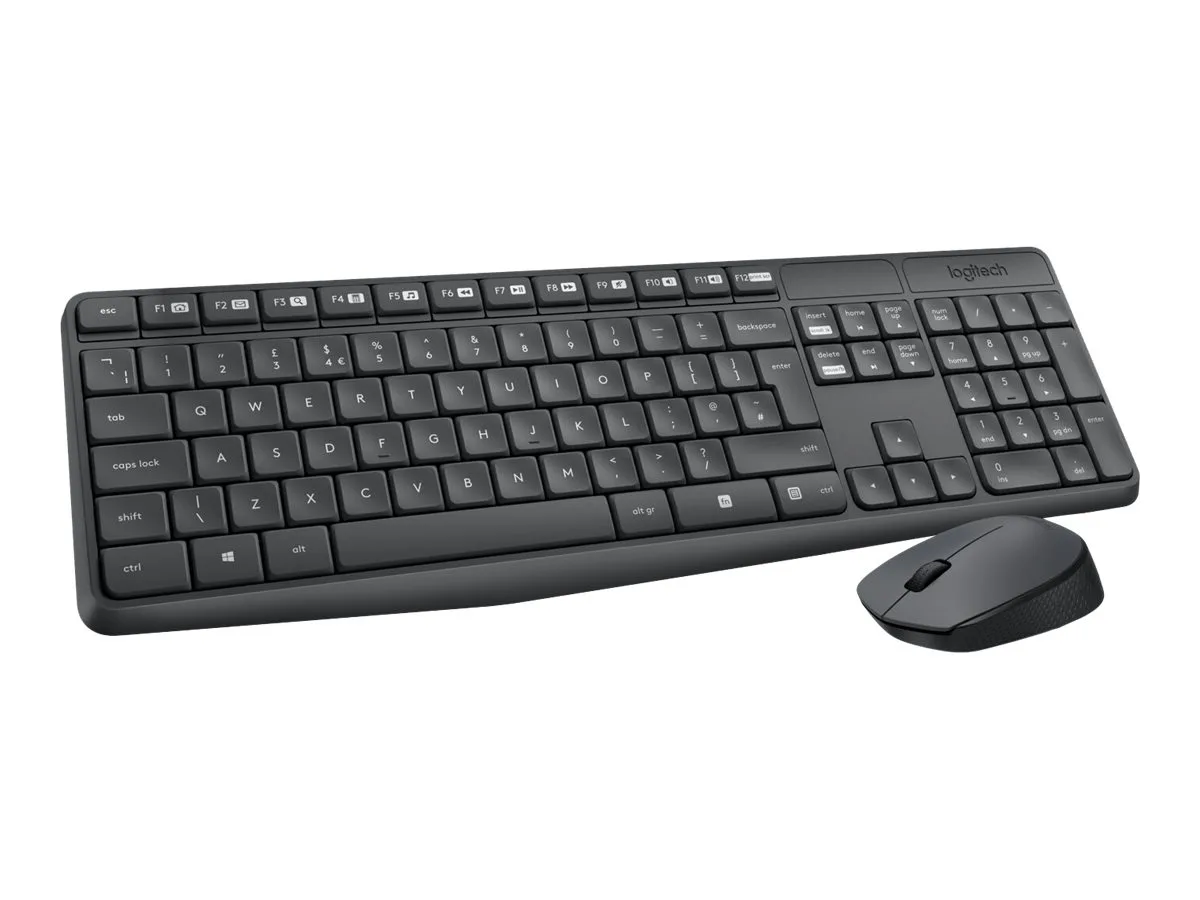 КОМПЛЕКТ МИШКА + КЛАВИАТУРА LOGITECH MK235U - С БДС КИРИЛИЗАЦИЯ - Wireless / Безжична - Black - PN 920-007931 - Image 24