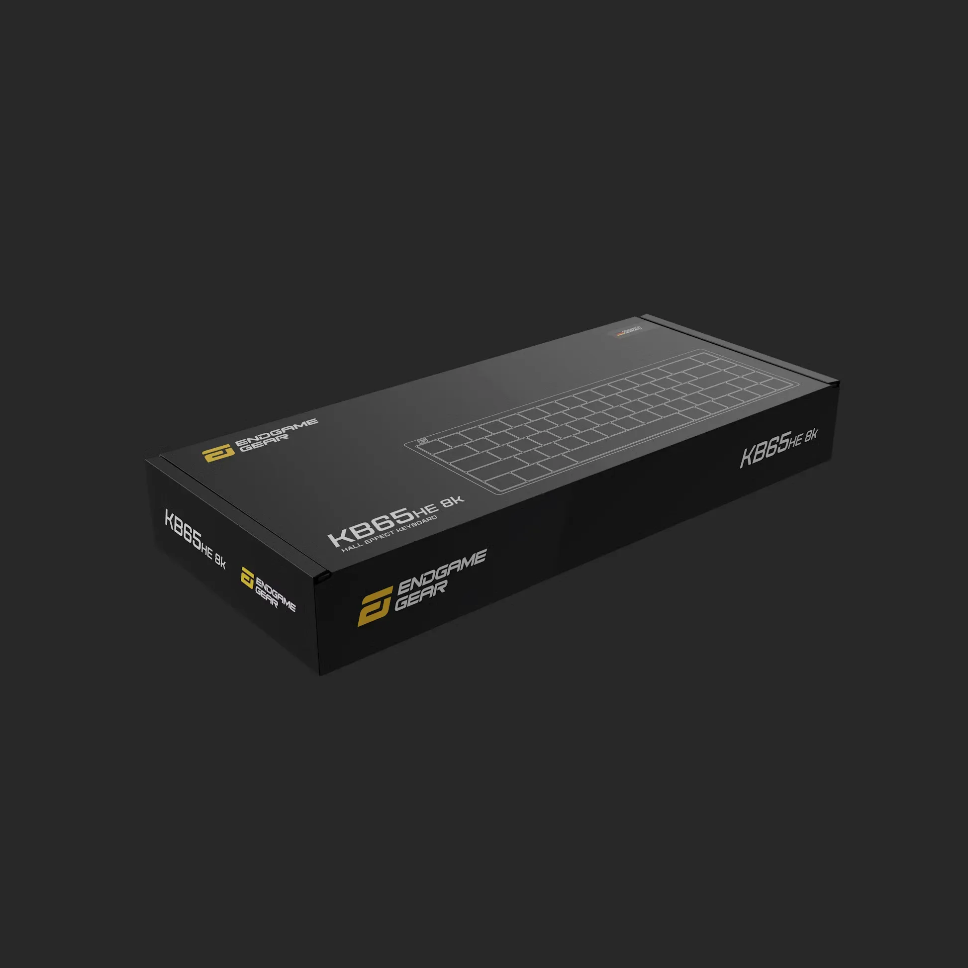 Endgame Gear професионална геймърска механична клавиатура Professional Gaming Mechanical Keyboard KB65HE 8K - Gateron Magnetic Switches, Hall Effect, RGB - Black - Image 16