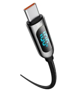 Кабел Baseus CATSK-C01 USB Type-C към USB Type-C с дисплей 100W 20V/5A 2м