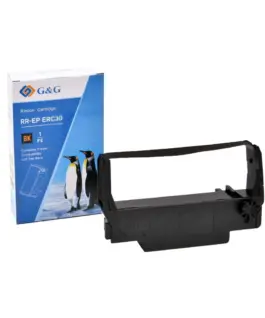 ЛЕНТА ЗА МАТРИЧЕН ПРИНТЕР EPSON ERC 38/34/30/MICROS AUTOCUT 2000/4000 - Black/Red - PN RR-EP-ERC30-BR - 5 m x 12.7 mm -