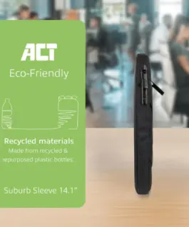 ACT Suburb калъф за 14.1″ лаптоп от рециклирани пластмасови