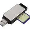 Card Reader HAMA - USB 3.0 SD/MicroSD  - Silver - PN 00123900