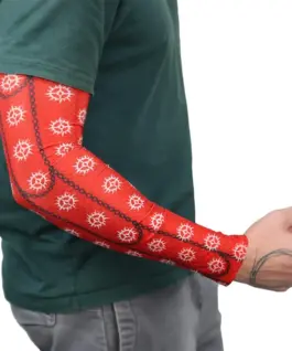 Alternative view of Геймърски ръкав FragOn Diablo 4 Cathedral of Light Red - Размер M