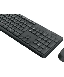 КОМПЛЕКТ МИШКА + КЛАВИАТУРА LOGITECH MK235U – С БДС КИРИЛИЗАЦИЯ – Wireless / Безжична – Black – PN