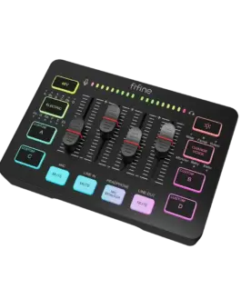 Аудио Миксер FIFINE SC3 RGB Audio Interface – Black