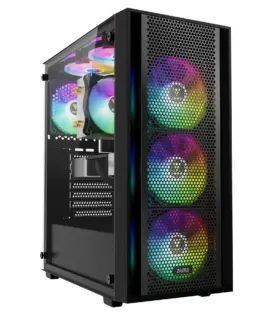 Gamdias кутия Case ATX - AURA GC2 Elite - Mesh RGB Tempered Glass