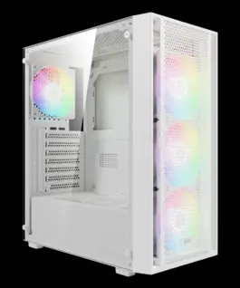 Gamdias кутия Case ATX – AURA GC2 Elite White – Mesh
