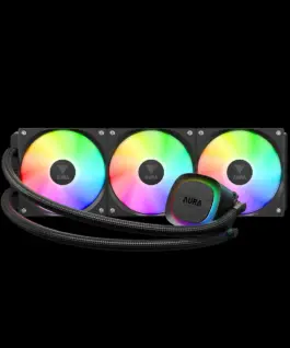 Alternative view of Gamdias водно охлаждане Water Cooling 360mm - AURA GL360 v2 - aRGB