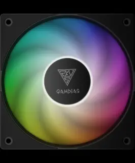 Alternative view of Gamdias Комплект вентилатори Fan Pack 3-in-1 3x120mm - NOTUS M1-1203 ARGB, Swappable Fan Blades (Reverse Fan Blades Included), A-RGB