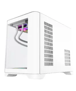 Gamemax кутия Case mATX – HYPE-M White – 3 x 120 mm Addressable RGB