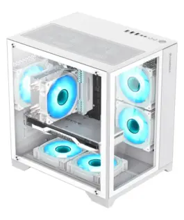 Gamemax кутия Case mATX – Infinity Mini White