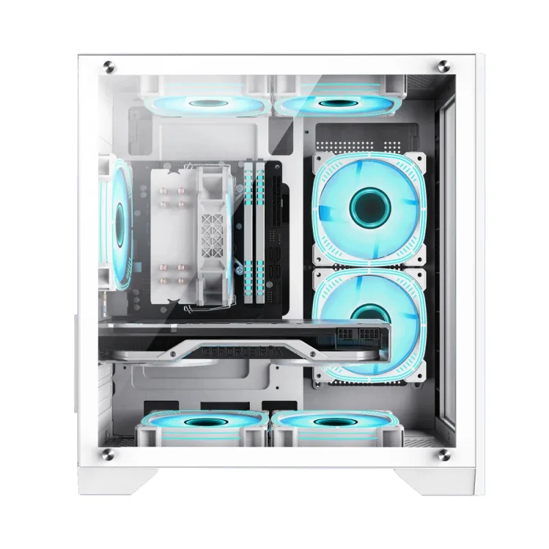 Gamemax кутия Case mATX - Infinity Mini White - Image 40