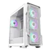 Gamemax кутия Case EATX - SIEGE White - Addressable RGB