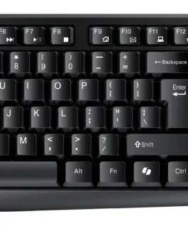 Alternative view of Genius клавиатура кирилизирана Smart Keyboard KB-117 Black - AI, BG Layout, USB