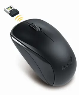 Genius безжична мишка Wireless Mouse - NX-7000 Black - 2.4GHz