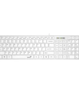 Genius клавиатура Slim Keyboard SlimStar 126 White - Copilot Low profile Chocolate
