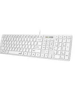Genius клавиатура Slim Keyboard SlimStar 126 White – Copilot