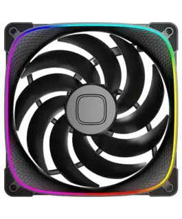 Alternative view of Geometric Future Комплект вентилатори Fan Pack 3-in-1 140 mm - Squama 2503B-14 Black