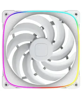 Alternative view of Geometric Future Комплект вентилатори Fan Pack 3-in-1 140 mm - Squama 2503W-14 White