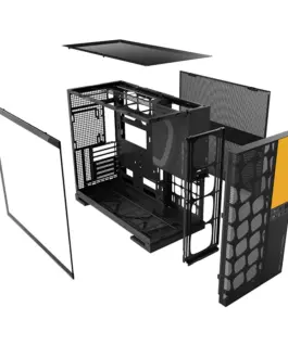 Geometric Future кутия Case EATX – Model 5 Vent Black/Yellow