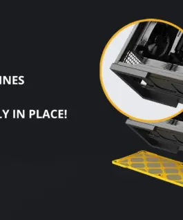 Geometric Future кутия Case EATX – Model 8 Dharma Black/Gold