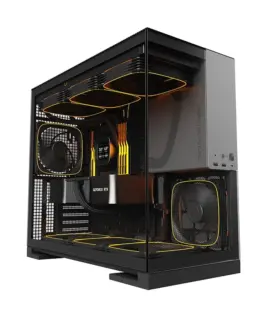 Geometric Future кутия Case EATX – Model 5 Black/Grey – 5 x 140 mm aRGB fans