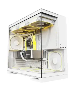 Alternative view of Geometric Future кутия Case EATX - Model 5 White - 5 x 140 mm aRGB fans included