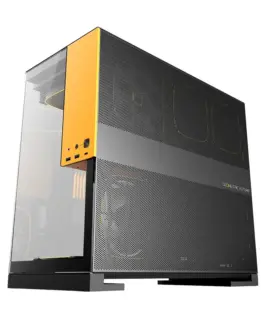 Geometric Future кутия Case EATX – Model 5 Black/Yellow – 5 x 140 mm aRGB fans