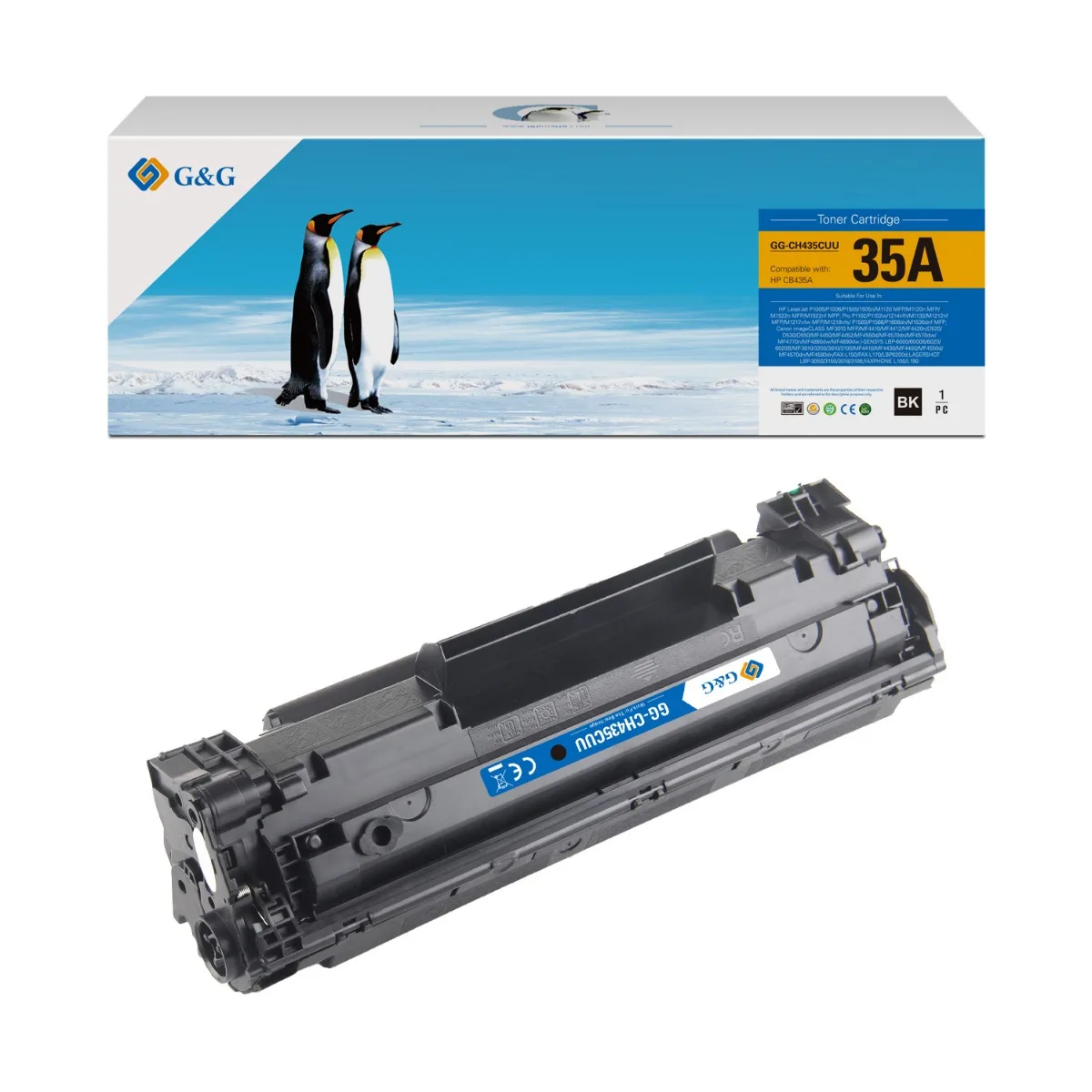 УНИВЕРСАЛНА КАСЕТА HP Laserjet CE285A/CE278A/CB435A/CB436A/CANON LBP 6000/CANON CRG-725 (CRG725)/CRG-728 (CRG728)/CRG-71