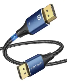 Vention кабел Display Port 1.4 DP M / M 8K 1.5m – Cotton Braided