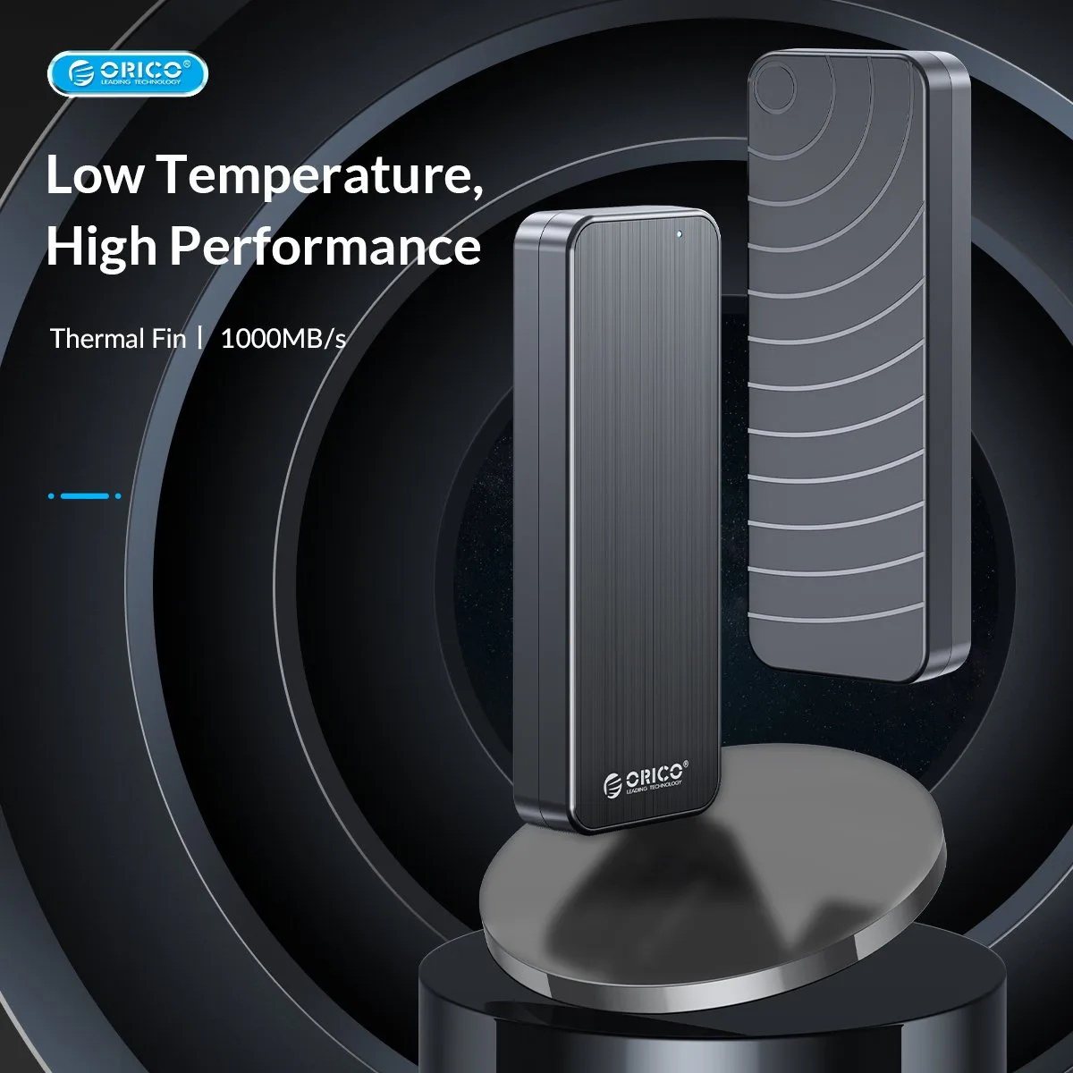 Orico външна кутия за диск Storage - Case - M.2 NVMe M key - USB3.1 Gen2 Type-C, 10Gbps - HM2-G2-BK - Image 15