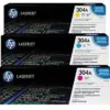 КОМПЛЕКТ 3 КАСЕТИ ЗА HP Color Laserjet CP2025/CM2320 MFP - TRIPLE PACK - C/M/Y - CC531A/CC532A/CC533A -  /304A/ - PN