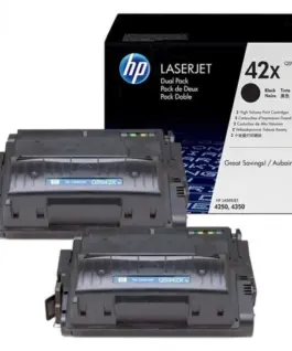 КОМПЛЕКТ 2 КАСЕТИ ЗА HP Laserjet SMART PRINT 4250/4350 - HIGH CAPACITY - /42X/ - TWIN PACK - Black - PN