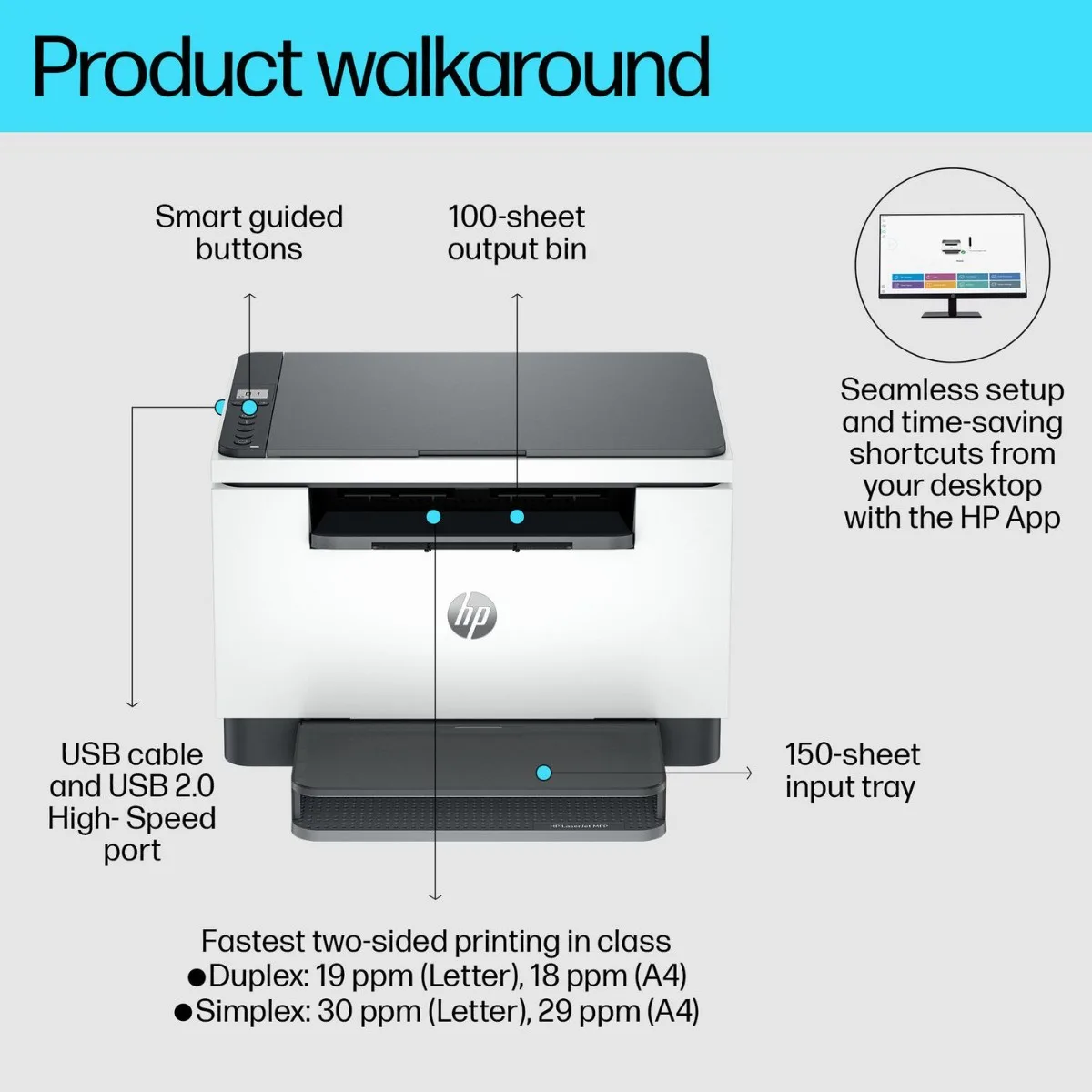 МУЛТИФУНКЦИОНАЛНО ЛАЗЕРНО УСТРОЙСТВО HP MFP 4102FDN - PN 2Z623F #B19 - Image 13