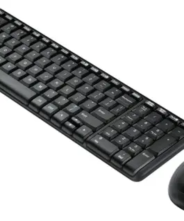 КОМПЛЕКТ МИШКА + КЛАВИАТУРА LOGITECH MK220 US – Wireless / Безжична – Black – БЕЗ БДС КИРИЛИЗАЦИЯ